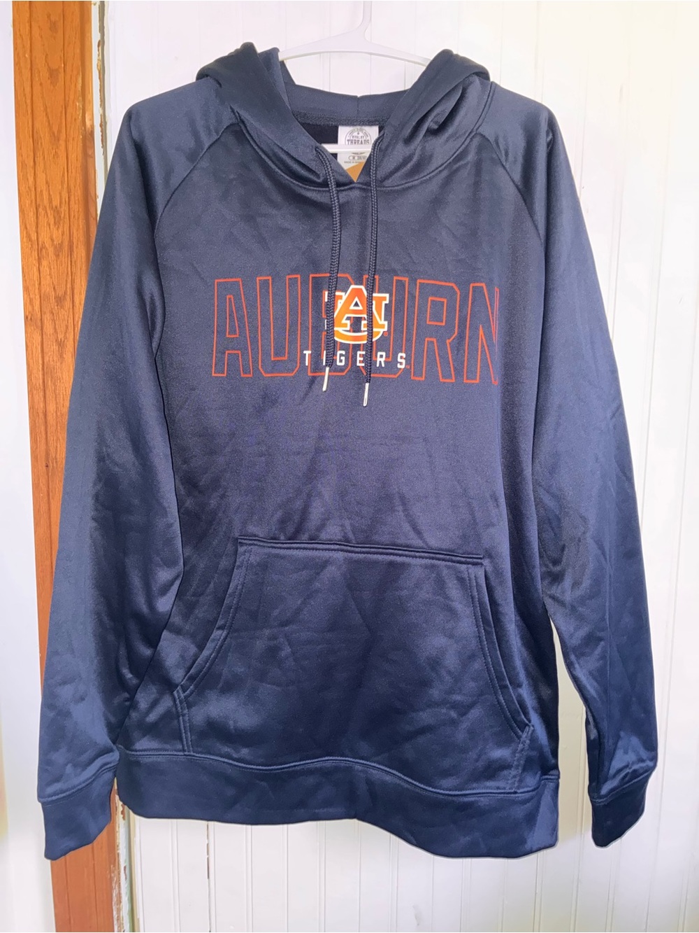 Rivalry Threads Navy Auburn Tigers Pullover Hoodie with Orange Logo
